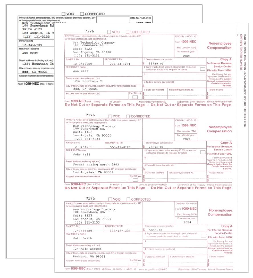 Printable Blank W2 Form 201