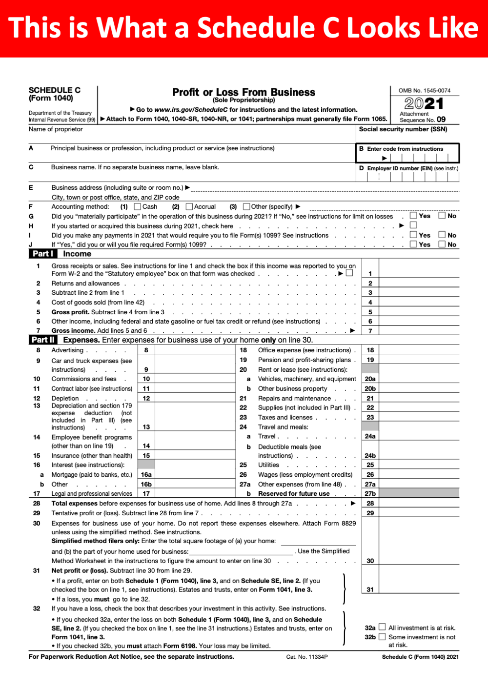 Blank Printable 2025 1040 Tax Return